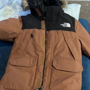 Boys north face parka size 6